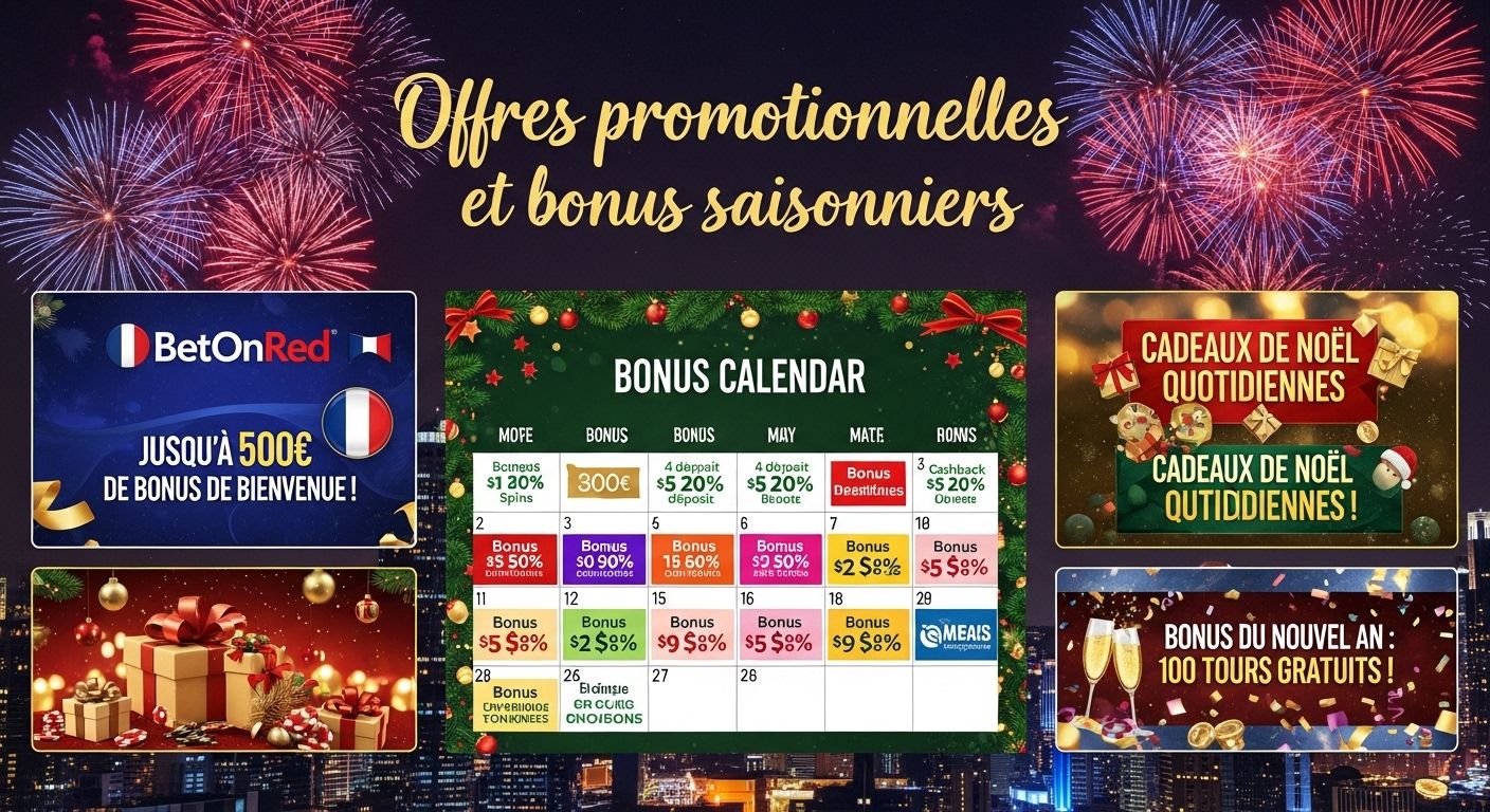 Promotions et offres saisonnières reload bonus